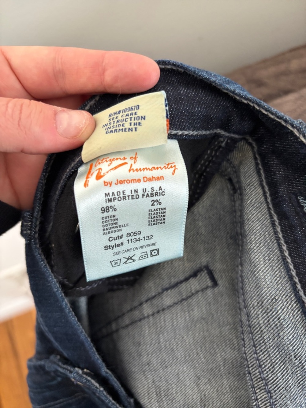 Citizens of Humanity Amber Stretch High Rise Bootcut Jeans- Size 31 - Picture 8 of 16